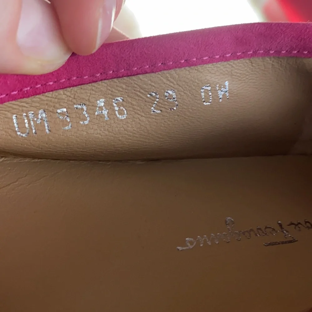 Salvatore Ferragamo Kids Pink Camouflage Espadrille Flats